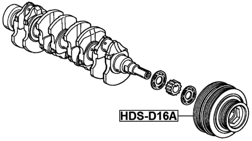 Honda zc crankshaft #2