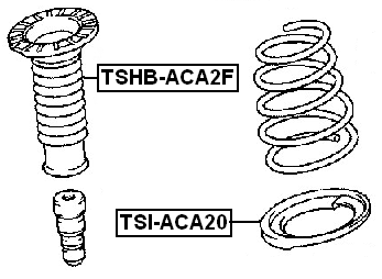 Lower Spring Mount FEBEST TSI ACA20 OEM T11 2901035 EBay