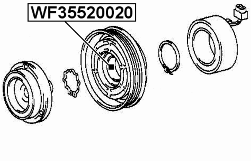 Wf35520020 подшипник кондиционера